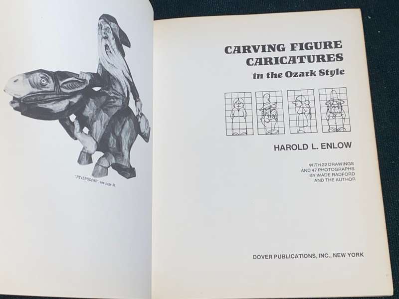 CARVING FIGURE CARICATURES IN THE OZARK STYLE BY HAROLD L. ENLOW