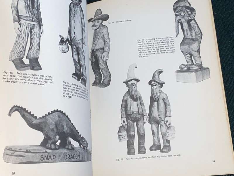 CARVING FIGURE CARICATURES IN THE OZARK STYLE BY HAROLD L. ENLOW