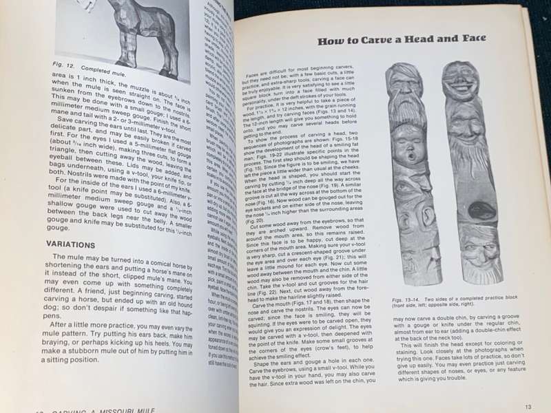CARVING FIGURE CARICATURES IN THE OZARK STYLE BY HAROLD L. ENLOW