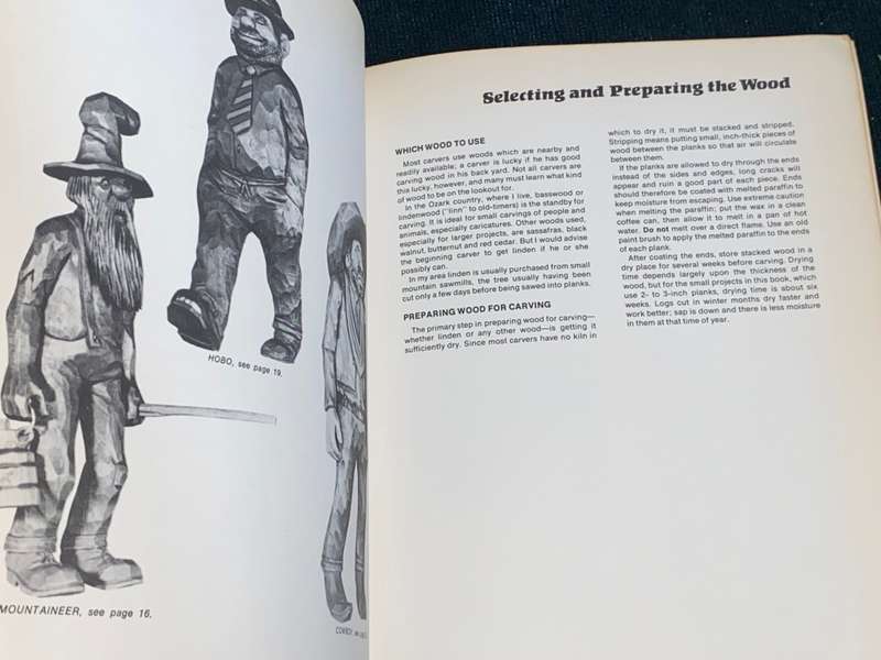 CARVING FIGURE CARICATURES IN THE OZARK STYLE BY HAROLD L. ENLOW
