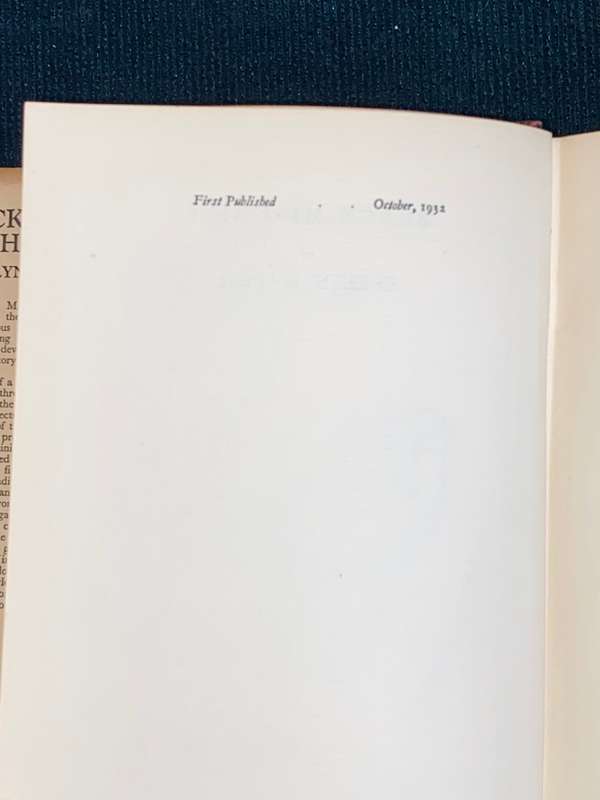 BLACK MISHIEF BY EVELYN WAUGH 1ST EDITION 1932