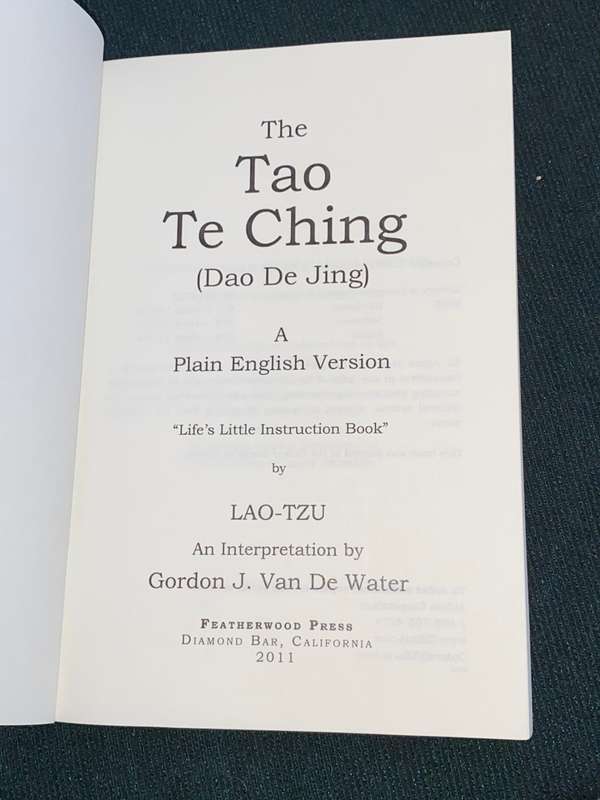 THE TAO TE CHING (DAO DE JING) LAO-TZU PLAIN ENGLISH VERSION