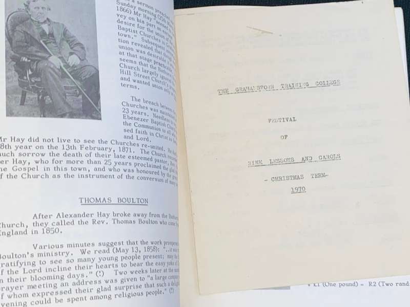 ONE AND A HALF CENTURIES OF GRAHAMSTOWN BAPTIST WITNESS 1820-1970
