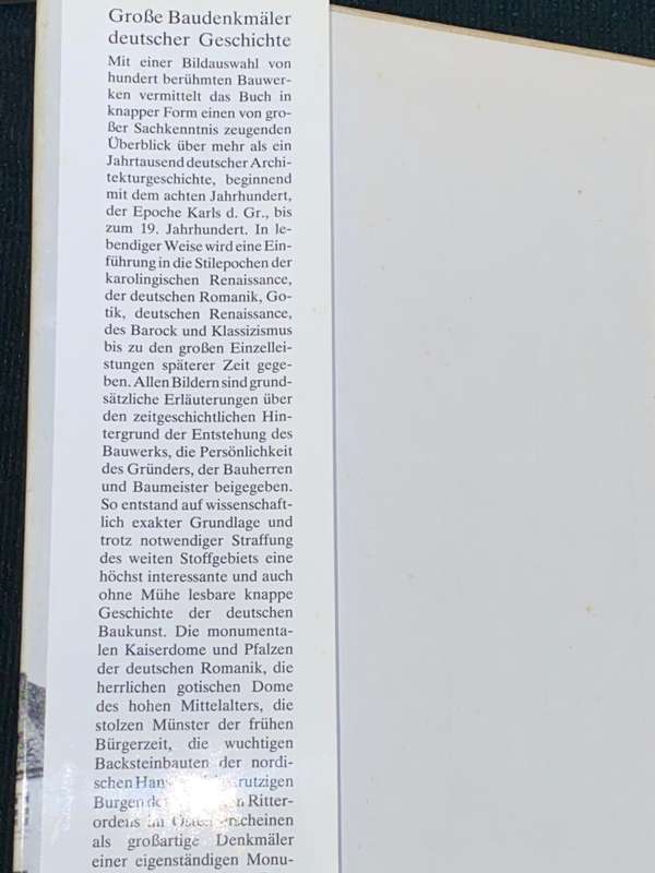 GROSSE DEUTSCHE BAUDENENKMALER ROBERT SCHOLZ
