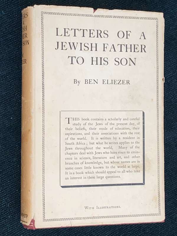 LETTERS OF A JEWISH FATHER TO HIS SON BY BEN ELIEZER