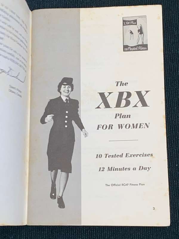 ROYAL CANADIAN AIRFORCE EXERCISE PLANS FOR PHYSICAL FITNESS 1962