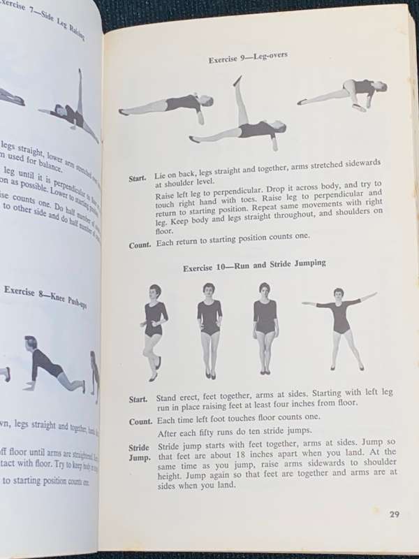 ROYAL CANADIAN AIRFORCE EXERCISE PLANS FOR PHYSICAL FITNESS 1962