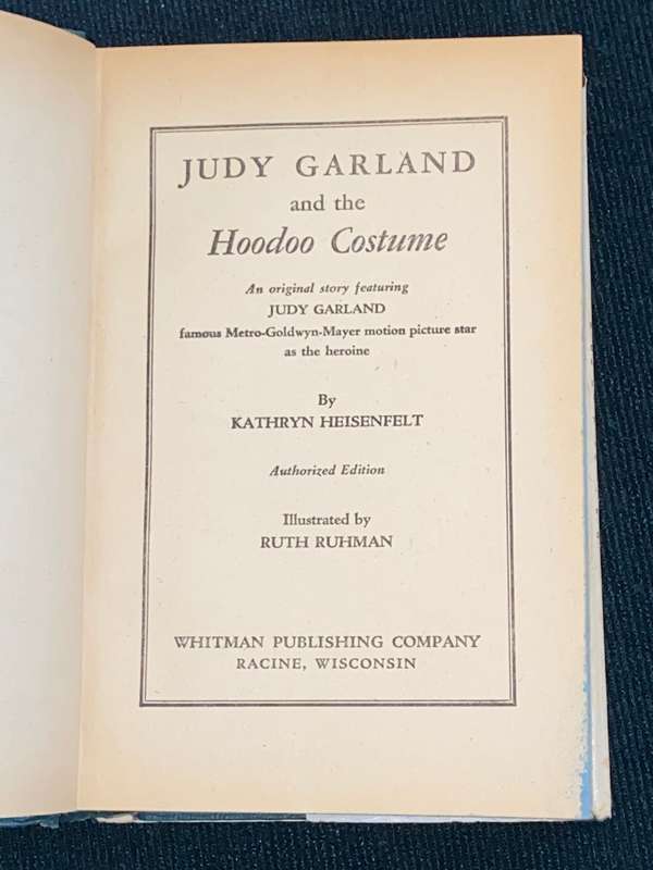 JUDY GARLAND THE HOODOO COSTUME 1945