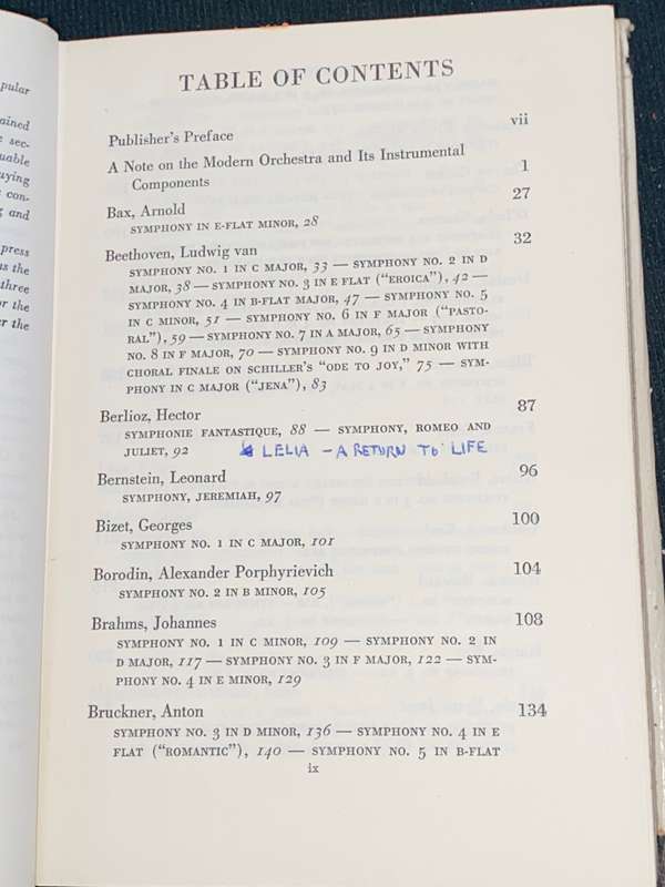 THE VICTOR BOOK OF SYMPHONIES BY CHARLES O`CONNELL