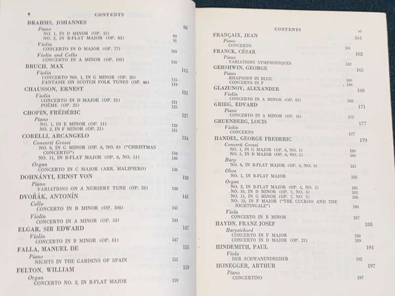 THE VICTOR BOOK OF CONCERTOS BY ABRAHAM VEINUS