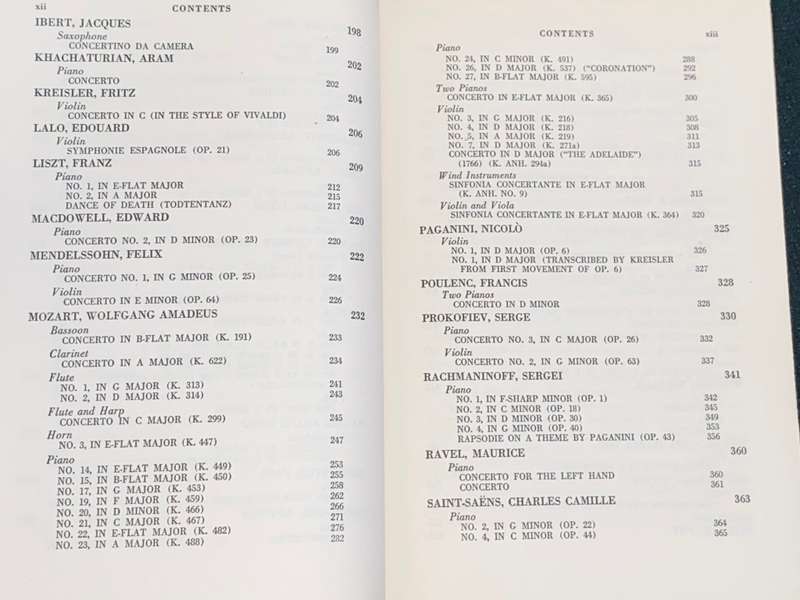 THE VICTOR BOOK OF CONCERTOS BY ABRAHAM VEINUS