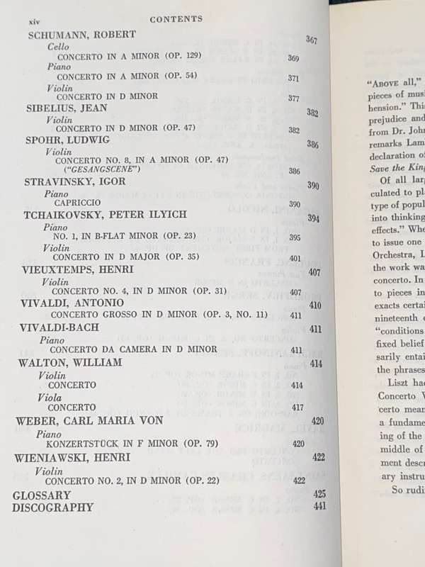 THE VICTOR BOOK OF CONCERTOS BY ABRAHAM VEINUS