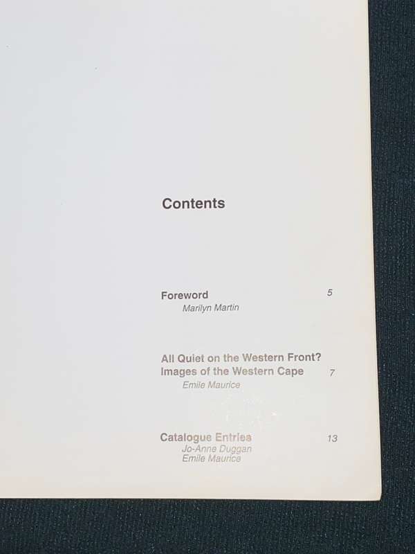 PICTURING OUR WORLD SOUTH AFRICAN NATIONAL GALLERY 1993 BOOKLET