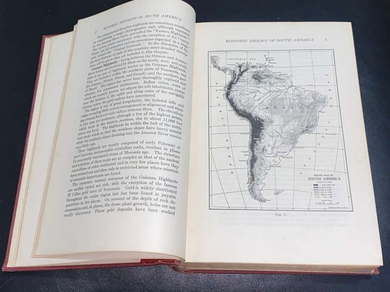 MINERAL DEPOSITS OF SOUTH AMERICA BY BENJAMIN L. MILLER AND JOSEPH T. SINGEWALD 1919