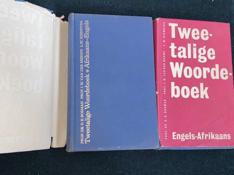 TWEETAALIGE WOORDE BOEK AFRIKAANS - ENGELS EN ENGELS AFRIKAANS