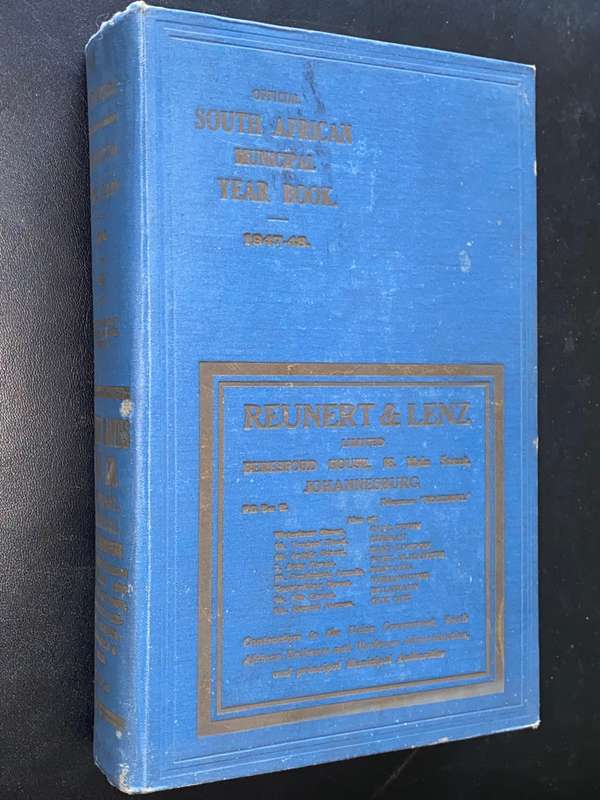 OFFICIAL SOUTH AFRICAN MUNICIPAL YEAR BOOK 1947-1948