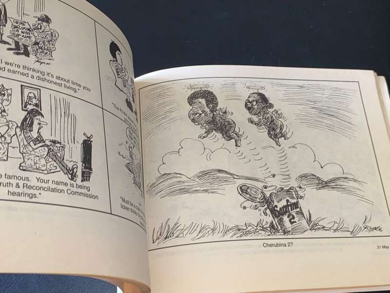 GROGAN CARTOONS FROM THE CAPE TIMES 1996 SIGNED