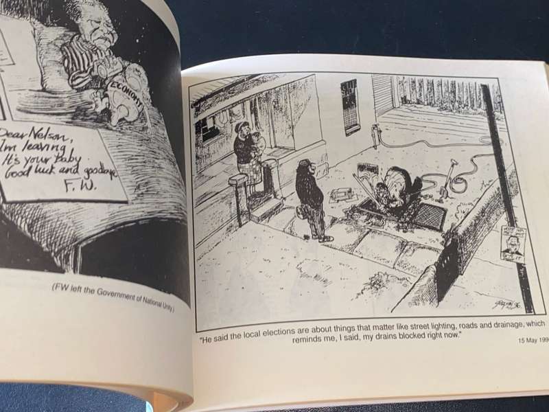 GROGAN CARTOONS FROM THE CAPE TIMES 1996 SIGNED