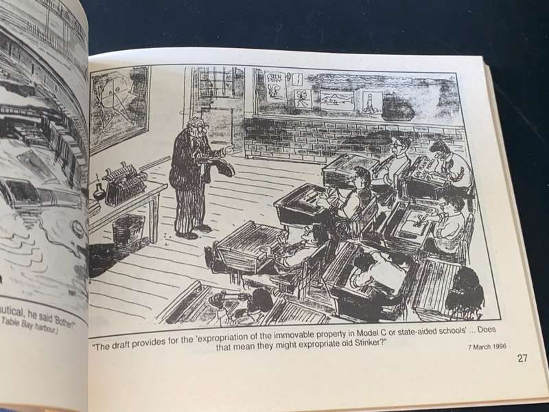 GROGAN CARTOONS FROM THE CAPE TIMES 1996 SIGNED