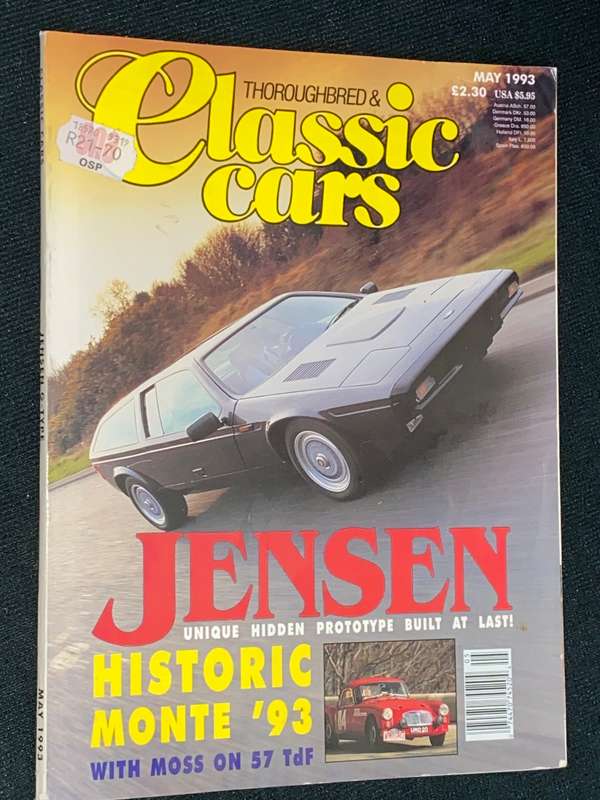 THOROUGHBRED & CLASSIC CARS MAY 1993