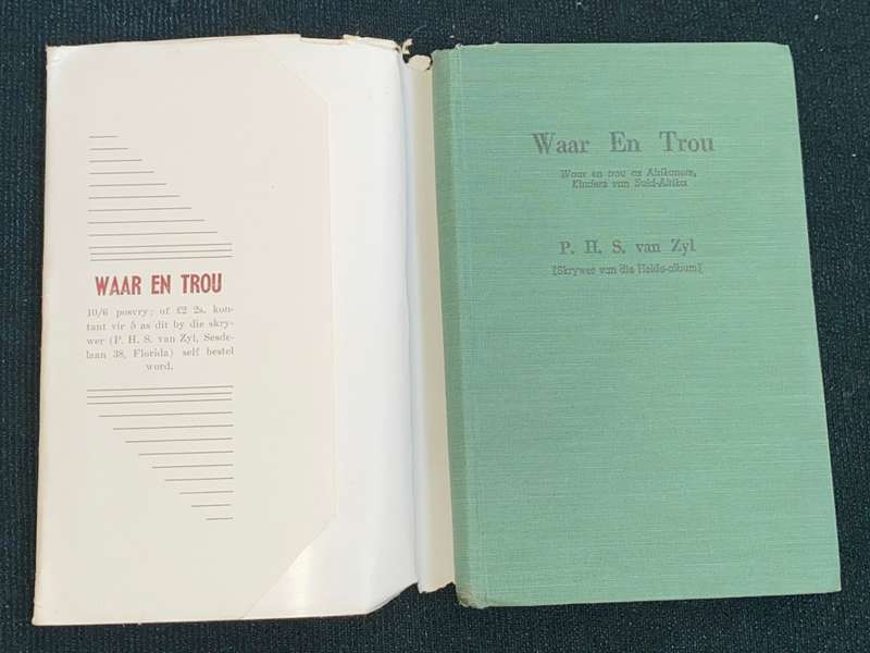 WAAR EN TROU DEUR P.H.S. VAN ZYL 1949