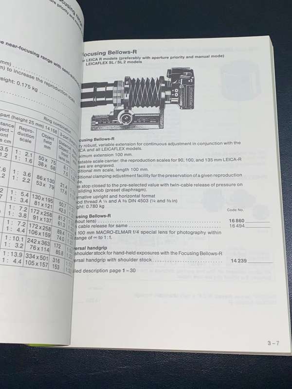 HANDBOOK OF THE LEICA SYSTEM MAY 1987