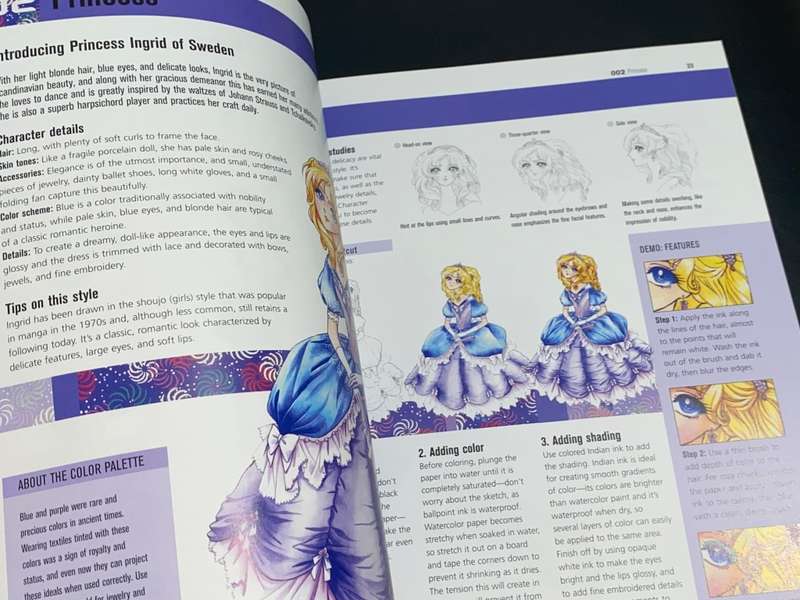 50 MANGA BABES TO DRAW AND PRINT BY CHI HANG LI