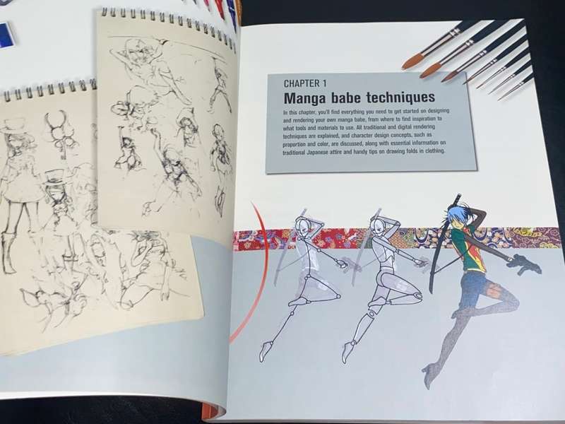 50 MANGA BABES TO DRAW AND PRINT BY CHI HANG LI