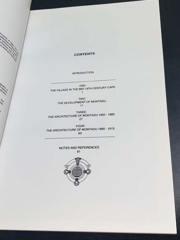 THE LANDSCAPE AND ARCHITECTURE OF MONTAGU 1850 - 1915 BY DEREK JAPHA AND VIVIENNE JAPHA