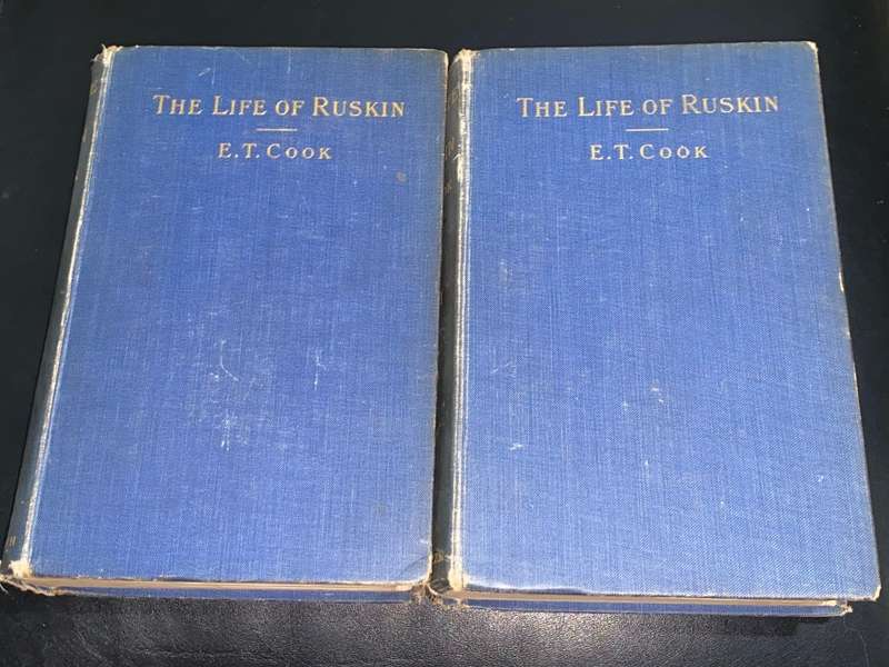 THE LIFE OF RUSKIN BY E.T. COOK 1911 2 VOLUMES