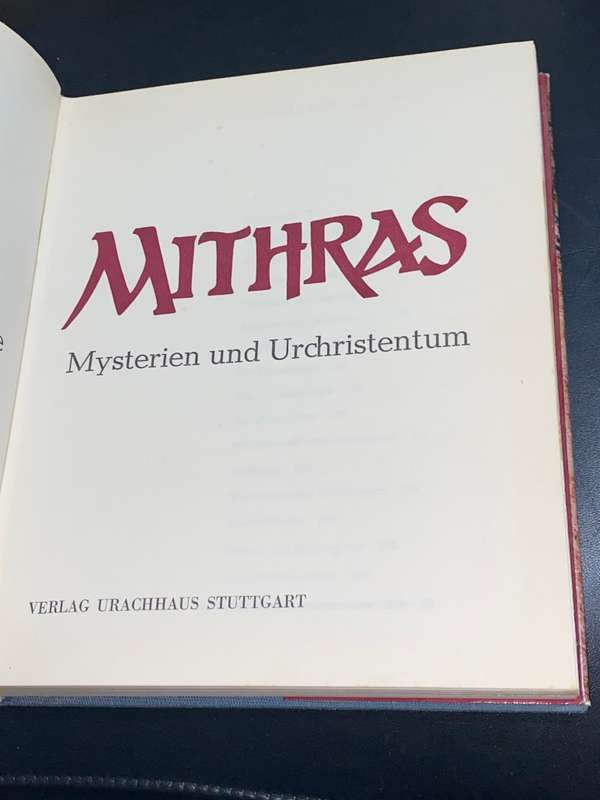 MITHRAS BY ALFRED SCHUTZE