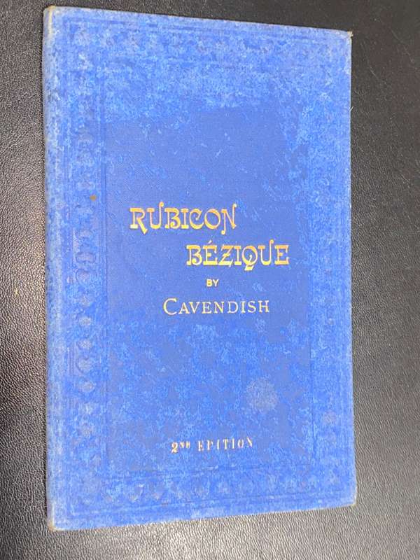 THE LAWS OF RUBICON BEZIQUE BY CAVENDISH 2ND EDITION 1892