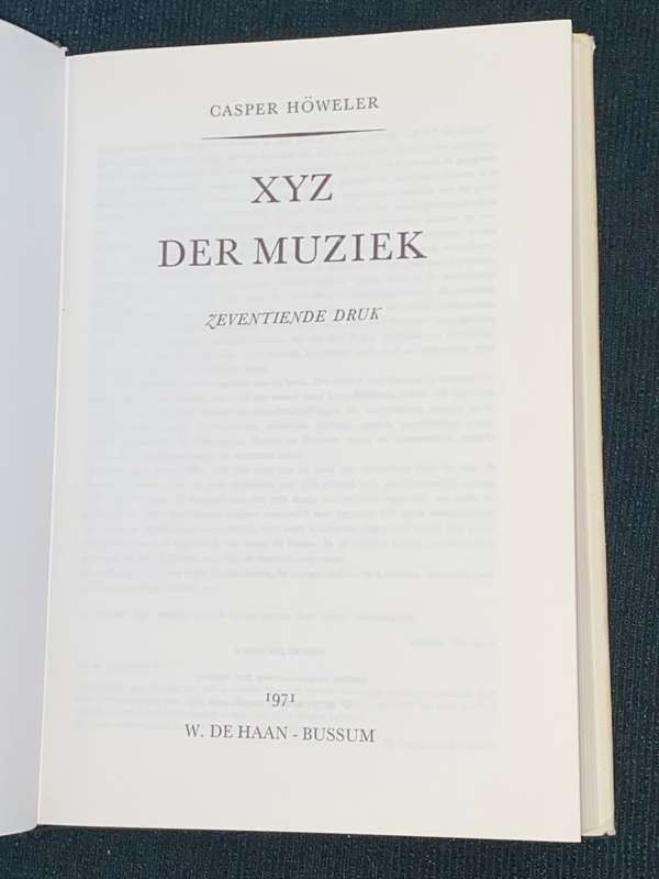 XYZ DER MUZIEK CASPER HOWELER