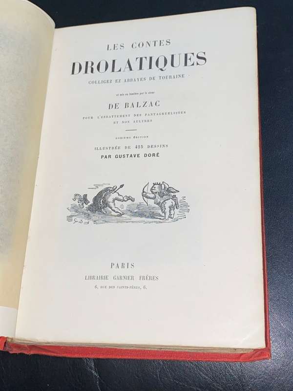 LES CONTES DROLATIQUES DE BALZAC - GUSTAV DORE ONZIEME EDITION 1880`S