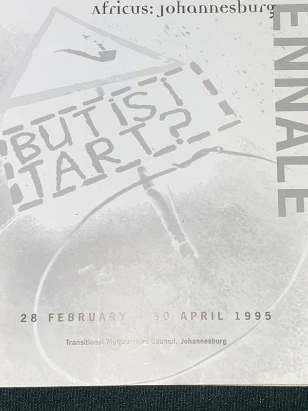 JOHANNESBURG BIENNALE 95