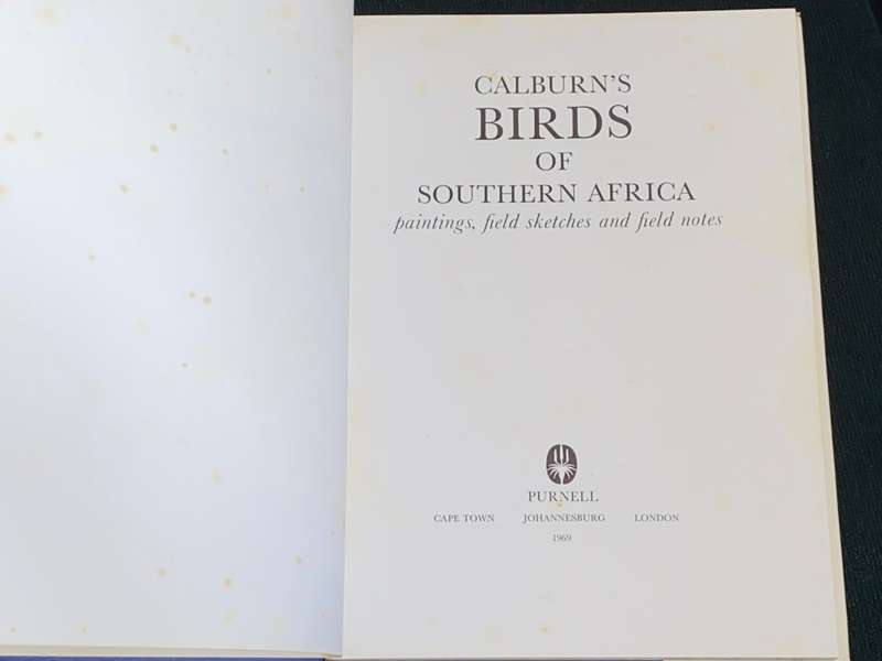 CALBURN`S BIRDS OF SOUTHERN AFRICA