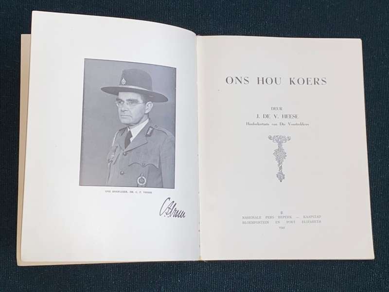 ONS HOE KOERS DEUR J DE V. HEESE 1942