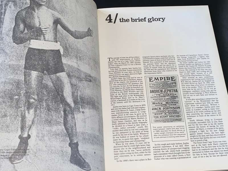 THE FIGHTERS A PICTORIAL HISTORY OF SA BOXING FROM 1881 BY CHRIS GREYVENSTEIN