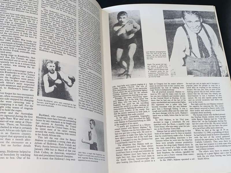 THE FIGHTERS A PICTORIAL HISTORY OF SA BOXING FROM 1881 BY CHRIS GREYVENSTEIN