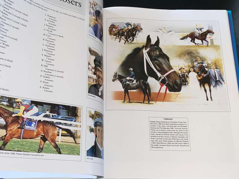 THE HISTORY OF THE ROTHMAN`S JULY HANDICAP BY ERNIE DUFFIELD SIGNED AND OTHERS