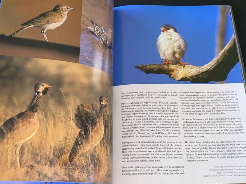 BIRDS OF NAMIBIA A PHOTOGRAPHIC JOURNEY BY POMPIE BURGER