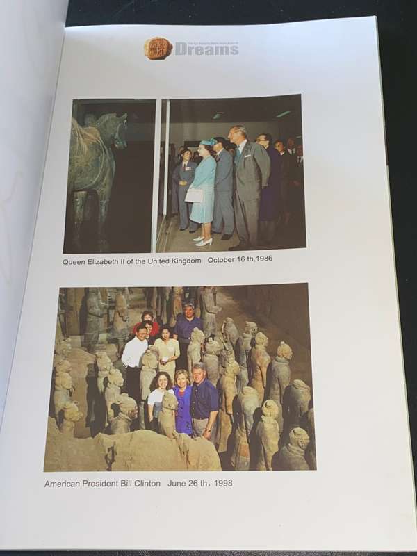 THE QIN DYNASTY TERRA COTTA ARMY OF DREAMS XI`AN PRESS SIGNED CHINESE