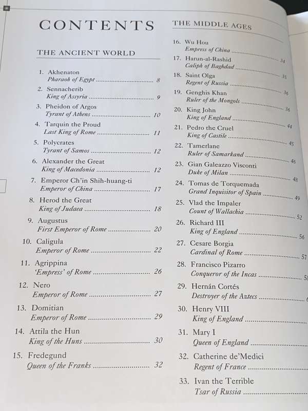 TYRANTS HISTORY`S 100 MOST EVIL DESPOTS & DICTATORS BY NIGEL CAWTHORNE