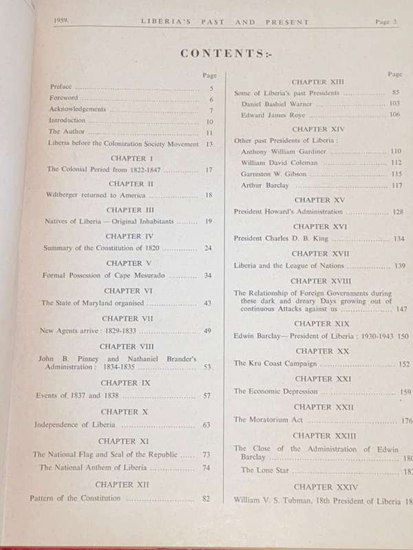LIBERIA`S PAST AND PRESENT BY NATHANIEL R. RICHARDSON 1959 EX-LIBRARY
