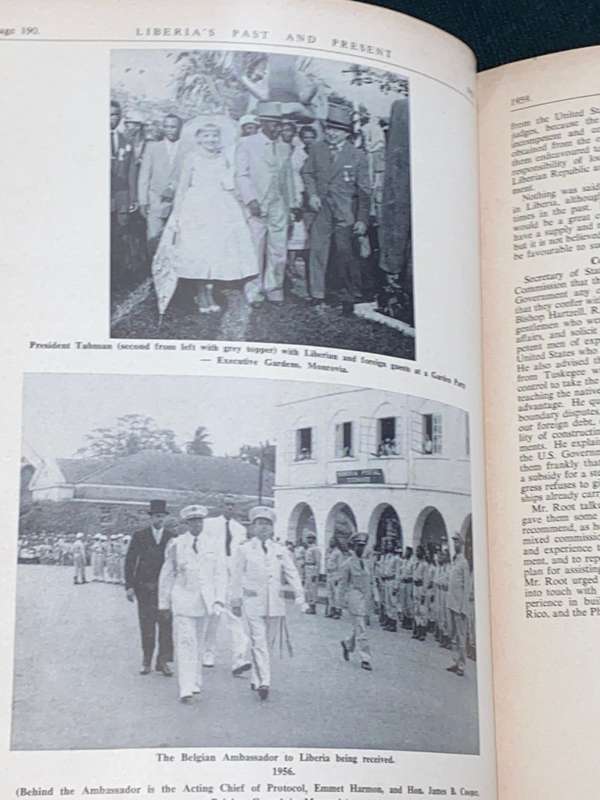 LIBERIA`S PAST AND PRESENT BY NATHANIEL R. RICHARDSON 1959 EX-LIBRARY