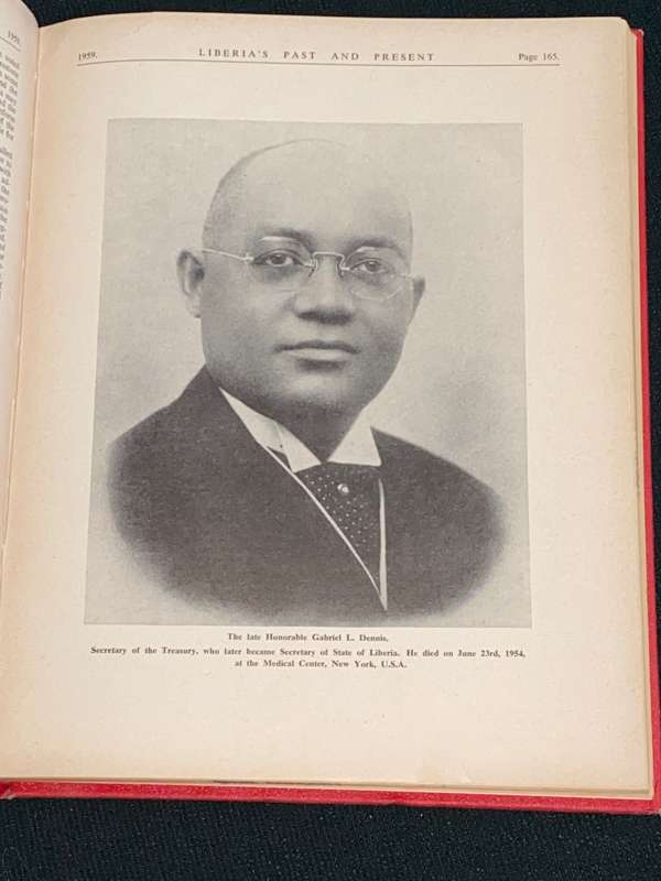 LIBERIA`S PAST AND PRESENT BY NATHANIEL R. RICHARDSON 1959 EX-LIBRARY