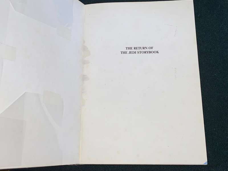 STAR WARS RETURN OF THE JEDI THE STORYBOOK BASED ON THE FILM 1983