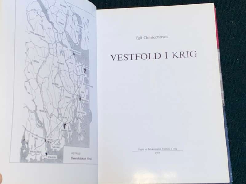 VESTFOLD I KRIG EGIL CHRISTOPHERSEN