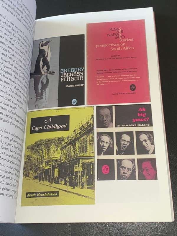 BOOKS THAT MATTER DAVID PHILIP PUBLISHERS DURING THE APARTHEID YEARS BY MARIE PHILIP SIGNED