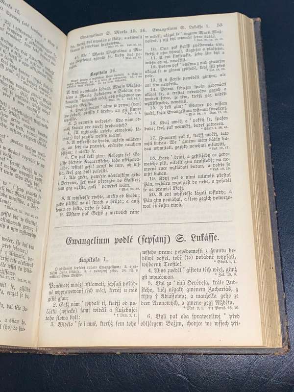 ANTIQUE 1872 BIBLE FROM PRAGUE